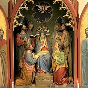 Oberstdorf Seitenaltar Pfingsten klein