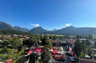 Oberstdorf Panoramablick nach Süden
