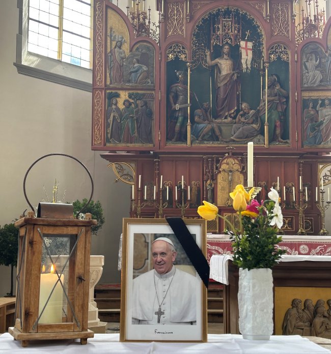 Papst Franziskus Heimgang
