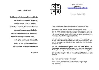 Programm Sommer-Herbst 2025