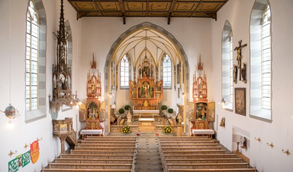 Innenansicht Pfarrkirche Oberstdorf