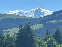 Megeve - Blick zum Mont Blanc