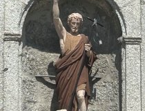 Megeve - Johannes der Täufer an der Pfarrkirche