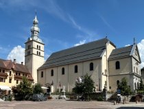 Megeve - Pfarrkirche Johannes der Täufer Außenansicht