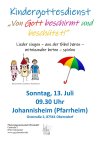 Plakat Kindergottesdienst Juli 2026