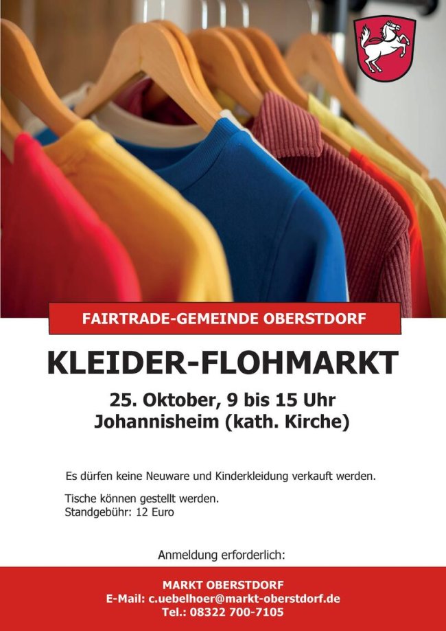 Kleiderflohmarkt Fairtrade Gemeinde