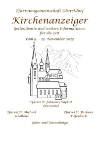 Kirchenanzeiger vom 09.11. - 23.11.2025