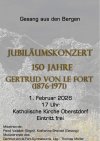 Plakat Jubilaeumskonzert Oberstdorf
