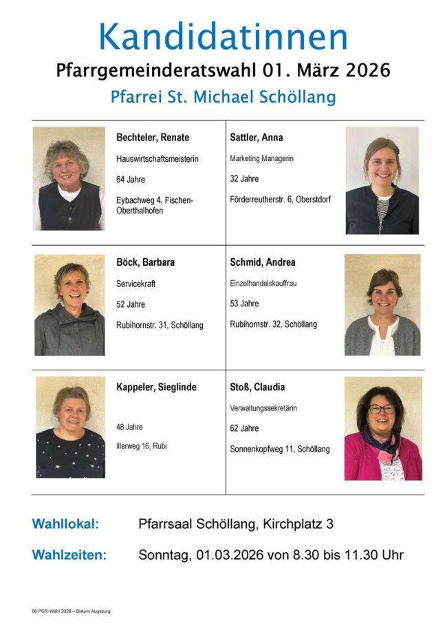 PGR2026 Kandidaten - Aushang Schöllang