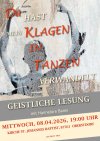 Plakat.Klagen Tanzen Oberstdorf 2026
