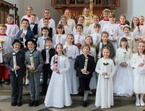 Oberstdorf Erstkommunion 12042026 - Gruppenbild Foto Schnellbach