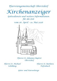 Kirchenanzeiger vom 26.04. - 10.05.2026