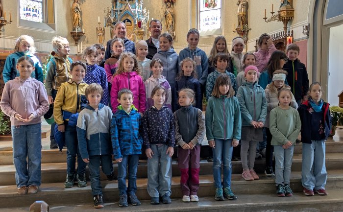 Erstkommunionausflug Gruppenbild