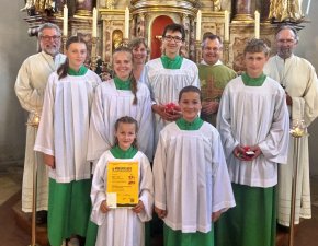 Schöllang Ministrantenaufnahme- verabschiedung 12072026