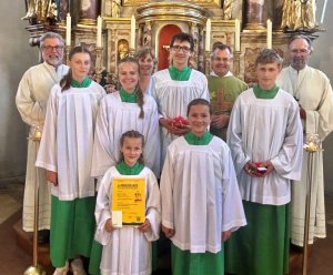 Schöllang Ministrantenaufnahme- verabschiedung 12072026