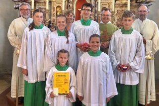 Schöllang Ministrantenaufnahme- verabschiedung 12072026