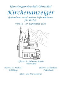 Kirchenanzeiger vom 13.09. - 27.09.2026