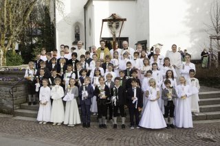 Gruppenfoto Erstkommunion 2018