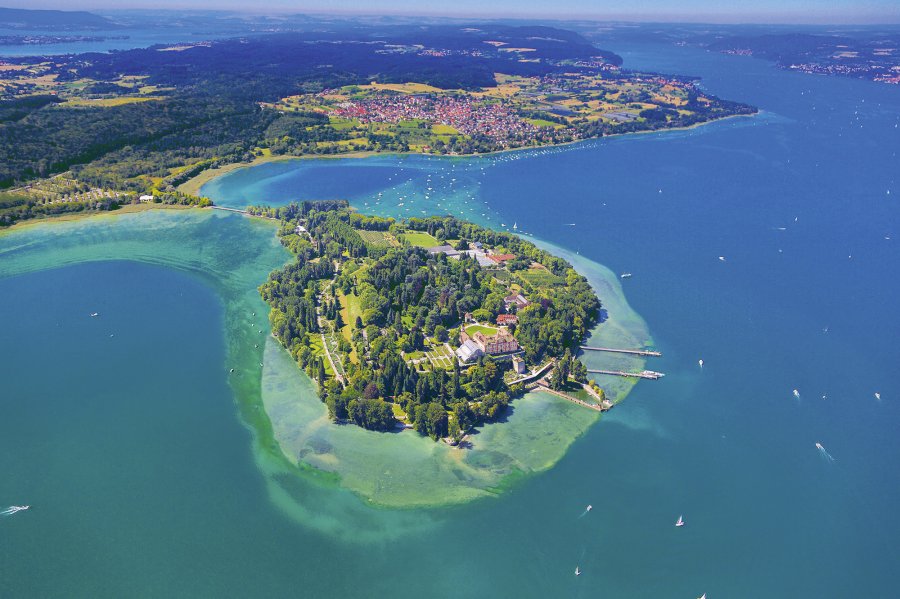 Luftaufnahme Insel Mainau