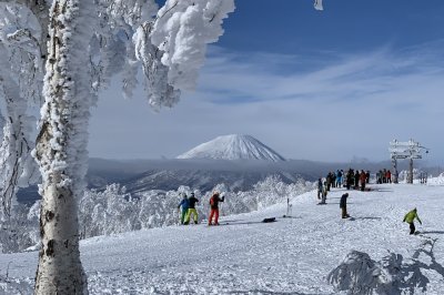 Japan Rusutsu - Blick auf Yotei