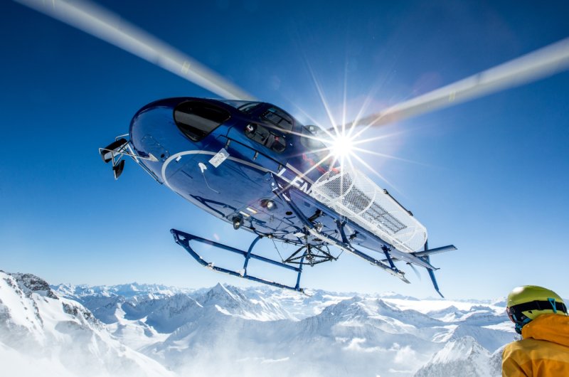 Heli-Skiing Italien