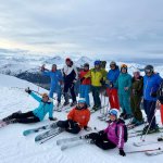 Gruppe mit Skiguides Whistler 2022