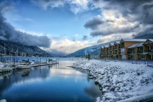Nelson Prestige Hotel in the winter smaller