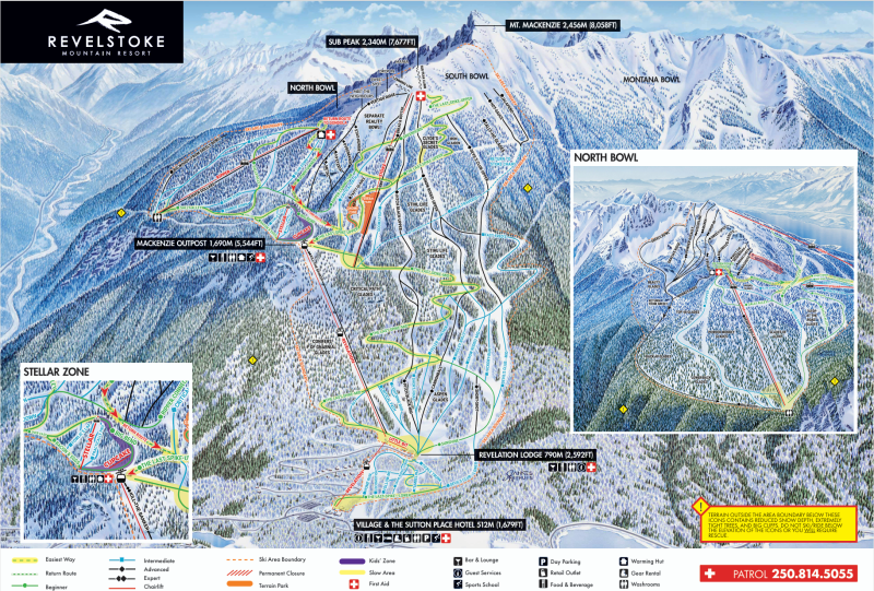 Revelstoke Trail Map Revelstoke Trail Map