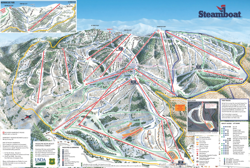 Steamboat Trail Map
