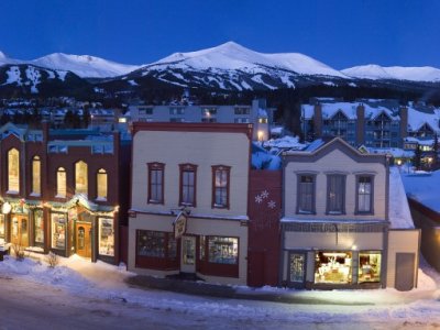 Breckenridge Panorama bei Nacht