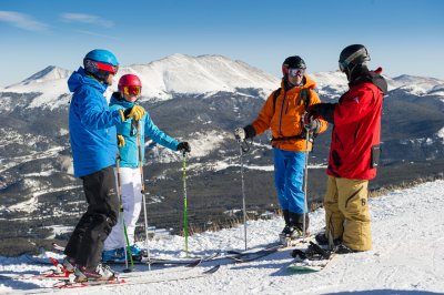 Skifahrer in Breckenridge