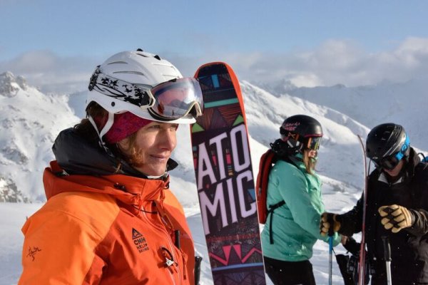 Female Guide, Atomic Skis, Craig McGee