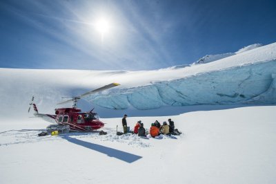 Mittagspause Tyax Heli-Skiing