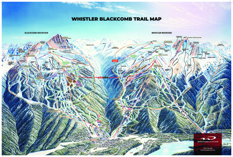 Whistler Blackcomb Trail Map