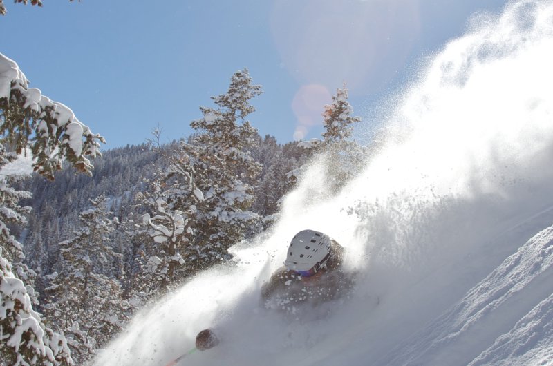 Tiefschschneespass in Aspen