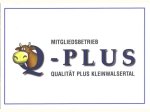 Q-Plus Schild