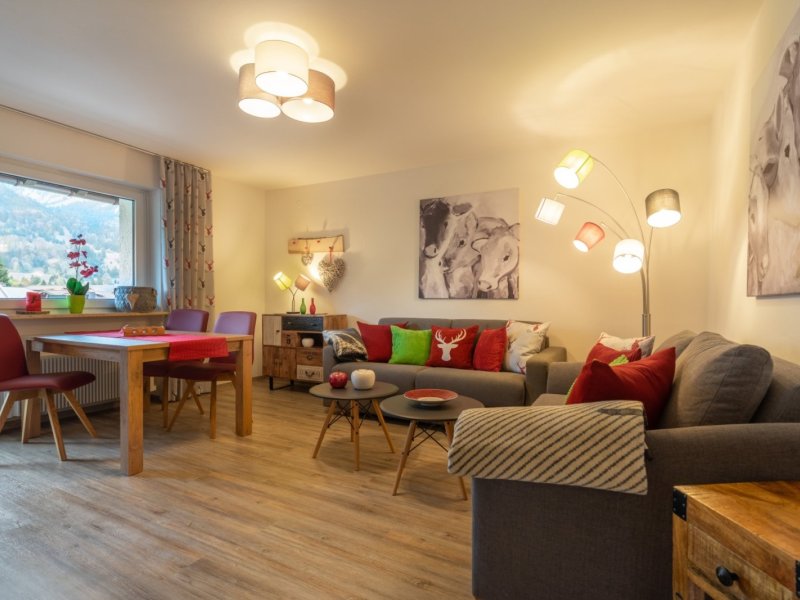 Bergblick in Oberstdorf/Allgäu