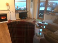D1) Wohnzimmer / Stromkamin