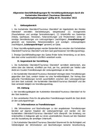 Vermittlungsbedingungen Tourismus Oberstdorf