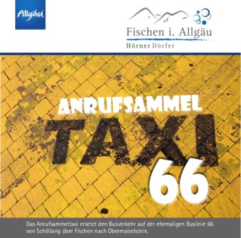 Anrufsammeltaxi Schöllang-Fischen