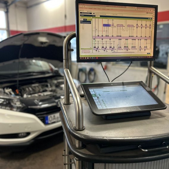 moderne Fahrzeugdiagnose