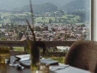 Restaurant mit Blick auf Oberstdorf
