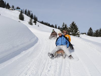 Bad Hindelang Tourismus Wolfgang B. Kleiner Rodeln am Imberger Horn 2345