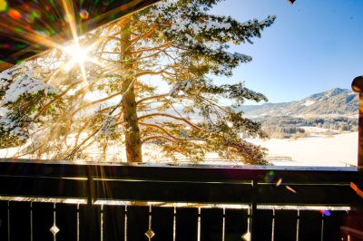 Ausblick Balkon