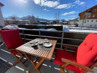 Balkon mit toller Aussicht