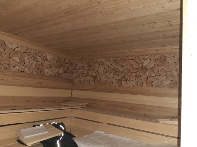 das neue Sanarium (Bio-Sauna mit 60°C)