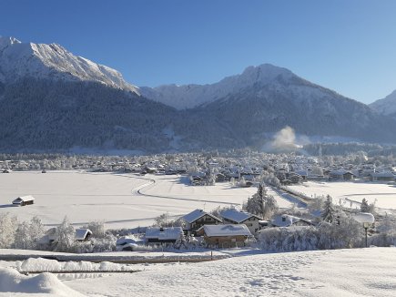 Blick auf Oberstdorf am 3.12.2023