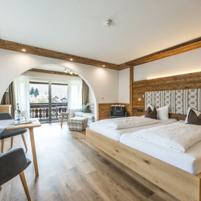 Ein-Raum-Suite mit Südbalkon