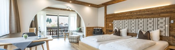 Ein-Raum-Suite mit Südbalkon