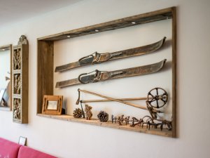 Alte Holzskier